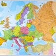 Politická nástěnná mapa Evropy CE3200 – 2. jakost