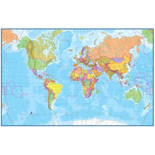 Politická mapa světa – magnetické puzzle