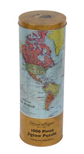 Mapa světa od Edwarda Stanforda – puzzle