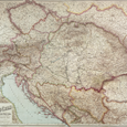 Historická nástěnná mapa RAKOUSKO-UHERSKA
