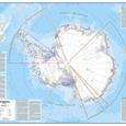 Nástěnná mapa Antarktidy