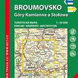 Nástěnná mapa Broumovsko, Góry Kamienne a Stolowe - turistická (26) – 2. jakost
