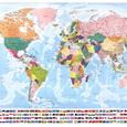 Politická nástěnná mapa světa v češtině EX22