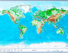 Plastické mapy světa