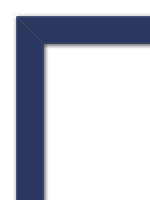 dřevěný rám tenký - modrý