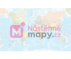 Spediční nástěnná mapa PSČ Evropy - 2. jakost 