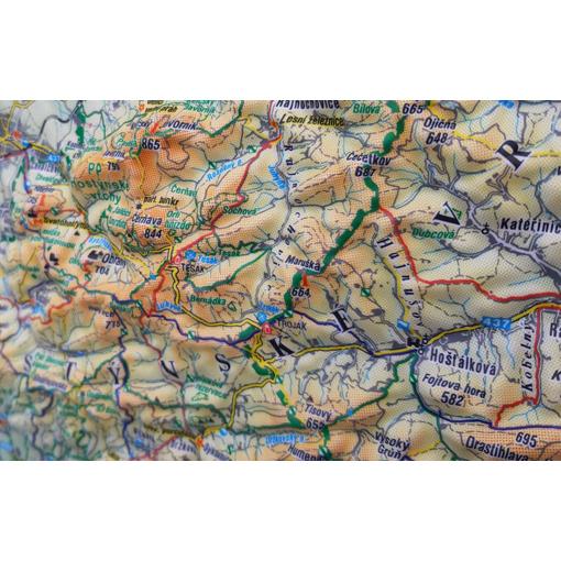 Plastická mapa Valašsko, Slovácko