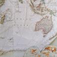 Mapa světa Antique – tapeta na zeď