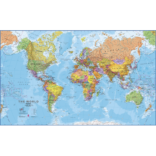 Mapa světa - puzzle 1000 ks