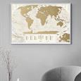 Stírací mapa světa Travel Map Geography World