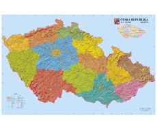 Zeměpisné mapy ČR | Nástěnné mapy.cz
