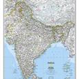 Nástěnná mapa Indie 




