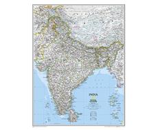Nástěnná mapa Indie