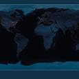 Satelitní nástěnná mapa světa oboustranná