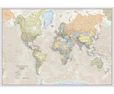 Politická nástěnná mapa světa Classic CE30