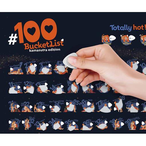 Stírací plakát Kamasutra edition