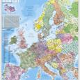 Spediční nástěnná mapa PSČ Evropy