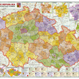 Administrativní nástěnná mapa krajů ČR PF320