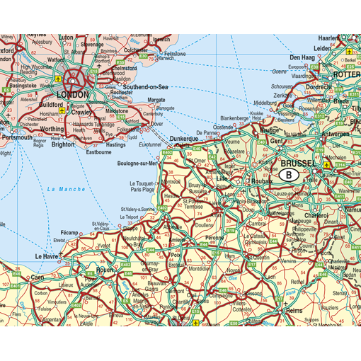 Silniční nástěnná mapa Evropy PF2600