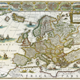 Historická nástěnná mapa EVROPY 

