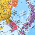 Politická nástěnná mapa Asie CE
