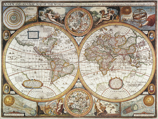 Historická nástěnná mapa světa – Antický svět