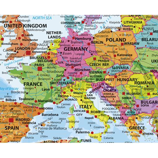 Podložka na stůl – mapa Svět politický (PF)