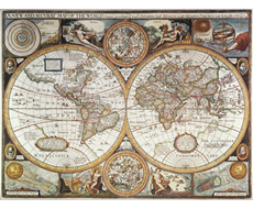 Historická nástěnná mapa Světa - Antický svět