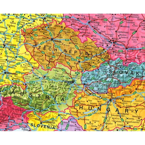 Politická nástěnná mapa Evropy CE4300- 2. jakost
