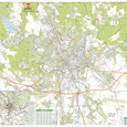 Nástěnná mapa Brno velká – 2. jakost