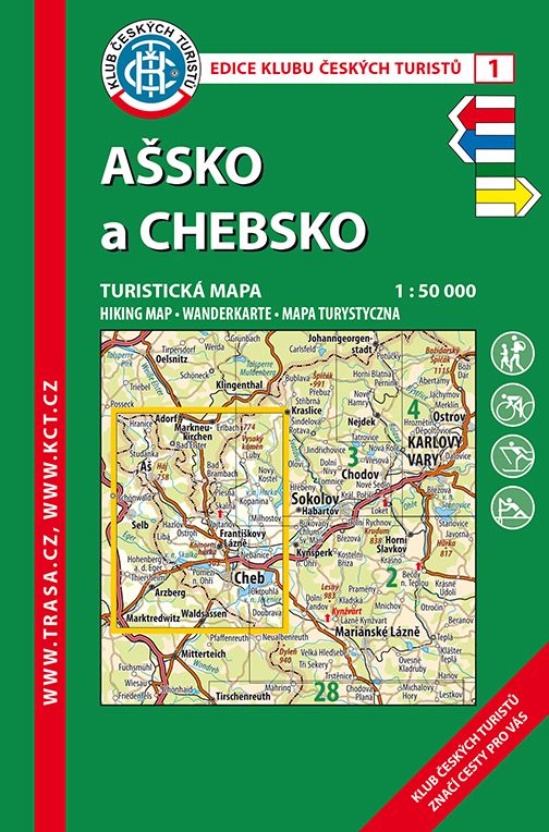 Skládaná mapa Ašsko a Chebsko – turistická (01)