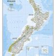 Nástěnná mapa Nového Zélandu - 2.jakost 

