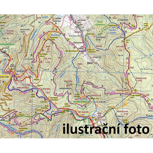 Nástěnná mapa Hrubý Jeseník - turistická (55)
