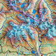 Plastická mapa Tatry
