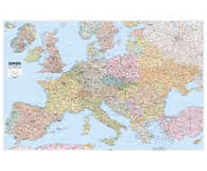 Stolní mapa Evropa silniční