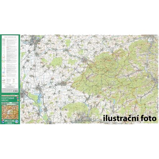 Nástěnná mapa Lounsko a Džbán - turistická (08)
