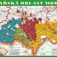 Podložka na stůl – Vinařská oblast Morava (PF)