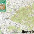 Nástěnná mapa Okolí Prahy – západ - turistická (36)