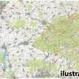 Nástěnná mapa Okolí Prahy – západ - turistická (36)