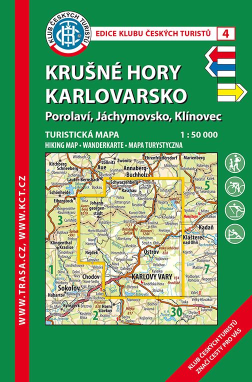 Skládaná mapa Krušné hory Karlovarsko - turistická (04)