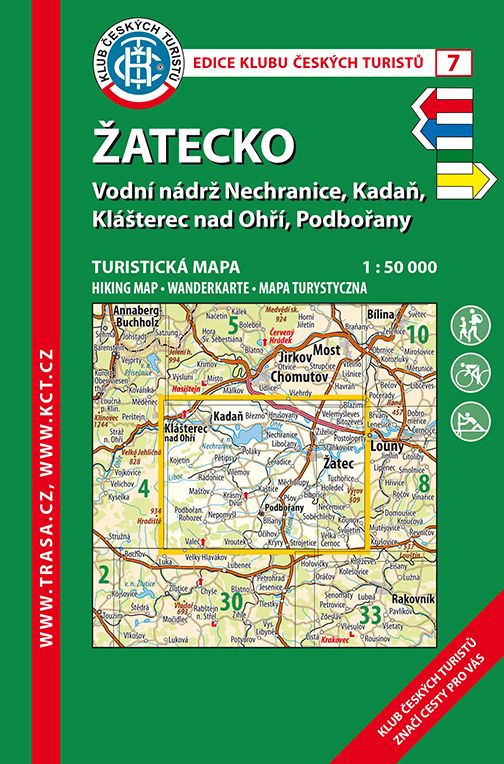 Skládaná mapa Žatecko - turistická (07)