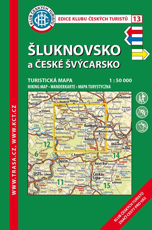 Skládaná mapa Národní parky Šluknovsko a České Švýcarsko - turistická (13)