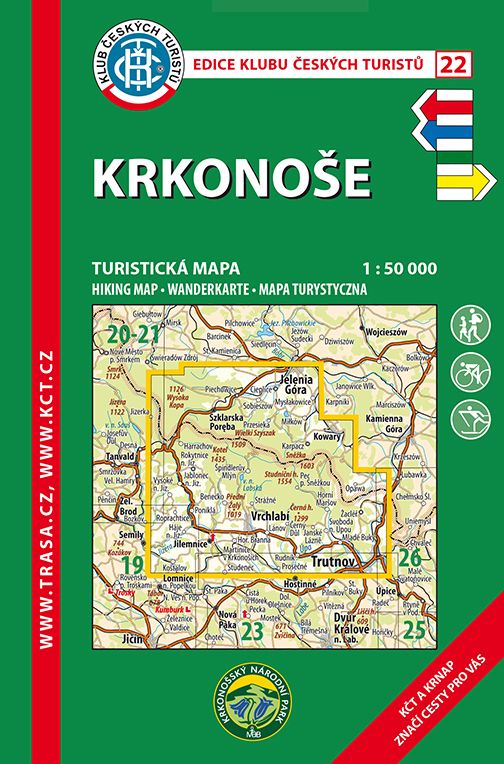 Skládaná mapa Krkonoše - turistická (22)