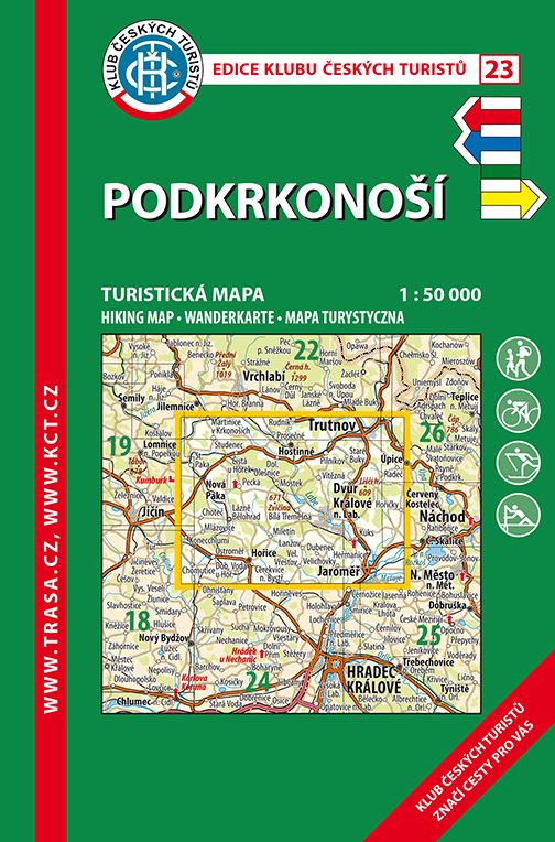Skládaná mapa Podkrkonoší - turistická (23)