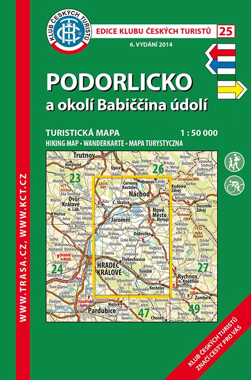 Skládaná mapa Podorlicko a okolí Babiččina údolí - turistická (25)