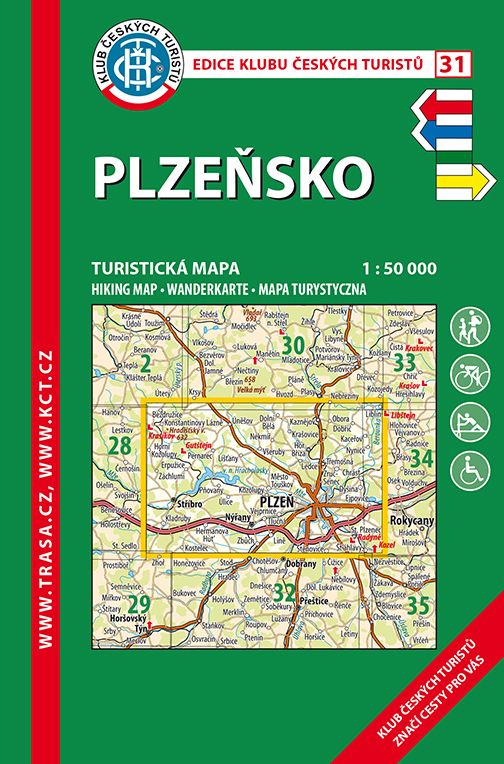 Skládaná mapa Plzeňsko - turistická (31)