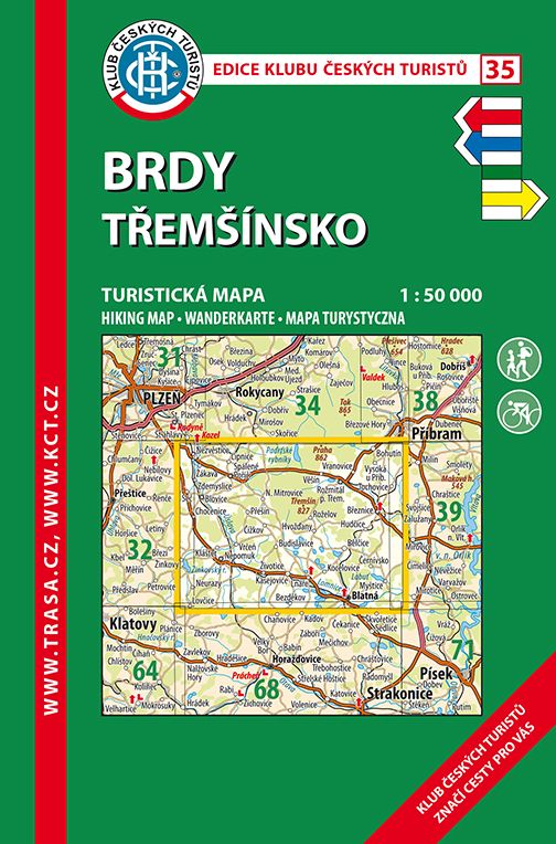 Skládaná mapa Brdy a Třemšínsko - turistická (35)