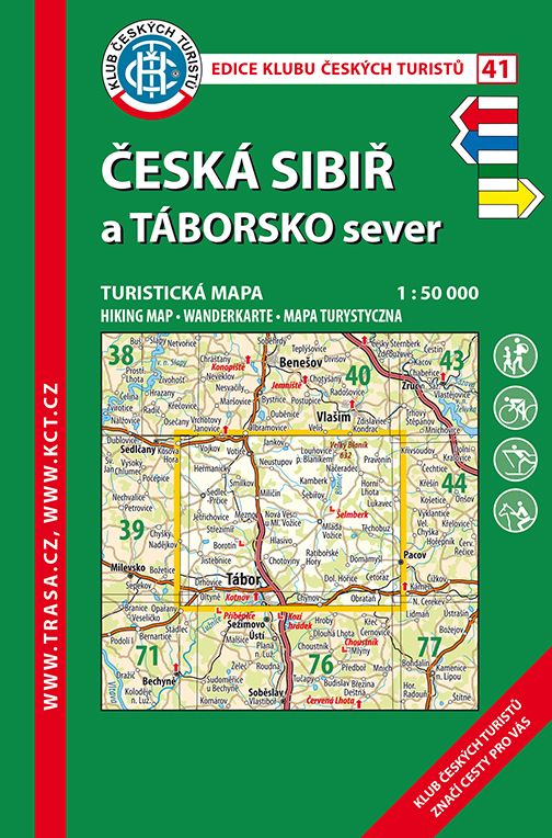 Skládaná mapa Česká Sibiř a Táborsko sever - turistická (41)