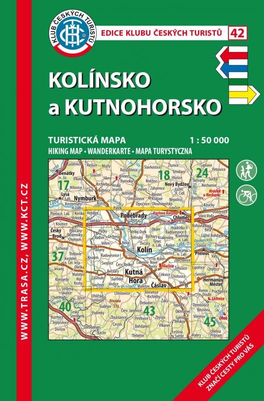 Skládaná mapa Kolínsko a Kutnohorsko - turistická (42)