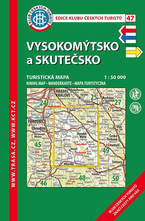 Skládaná mapa Vysokomýtsko a Skutečsko - turistická (47)